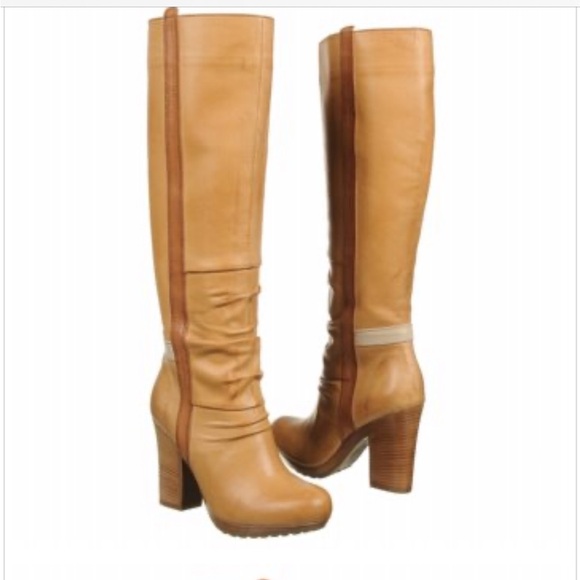 Vintage NEW Women's Seychelles Manchester Work Tan Leather Boots, Size 7 1/2 - Picture 7 of 16